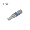 sourcing map Pack of 8 H4 Hexagonal Screwdriver Bit 4