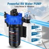 CrestWave 12V DC Washdown Pump Kit, 7GPM 70PSI Wash Down