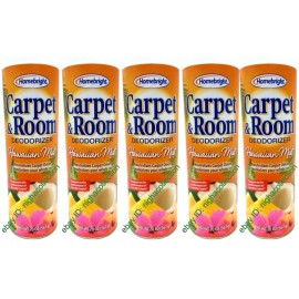 H.Brighht carpet LOT 5 x H.Bright Carpet & Room Deodorizer HAWAIIAN MIST 20 Oz Each SEALED