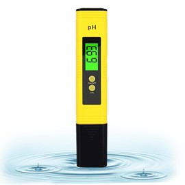 PH Messgerät, PH Meter mit LCD Anzeige, pH Tester Digital Wasserqualität Tester für Aquarium, Pools, Trinkwasser, Schwimmbad Wassertester