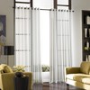 Curtainworks Soho Voile Sheer Grommet Panel, 59 by 132", Winter