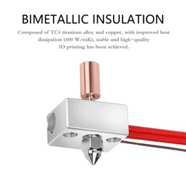 Sprite Extruder Heater Block Kit Extra Thermistors High Temperature Pro 300℃, Compatible with Ender 3 S1/Ender3 S1 Pro/CR10 Smart Pro, 3D Printer Accessories