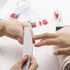 25 Count 80/80 Grit Coarse Nail Files for Acrylic Nails,