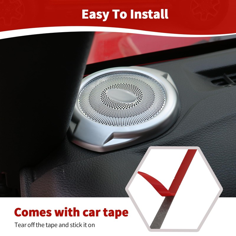 RT-TCZ for Jeep JK A Pillar Speaker Trim Cover for