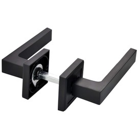 Hardware Store Door Fitting Handle Set for Room Doors Door Handle Deadlock BB PZ WC Black Matt Square Door Handle