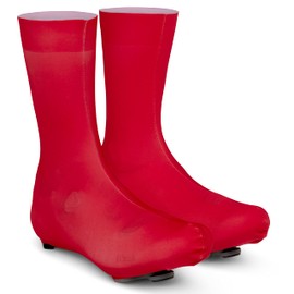GripGrab Unisex Gripgrab 2nd Generation Raceaero Tt Raceday Lycra Cover 2 Lightweight Aerodynamic Cycling Road Bike Aero Overshoes, Red, L UK