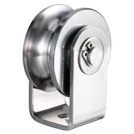 SHINICO Cable Pulley Wheel Heavy Duty, Fixed Pulley Block, Bearing Inside, for Pulley System Gym Equipment, Lifting, Winch, Loading 1000lb 1Pack