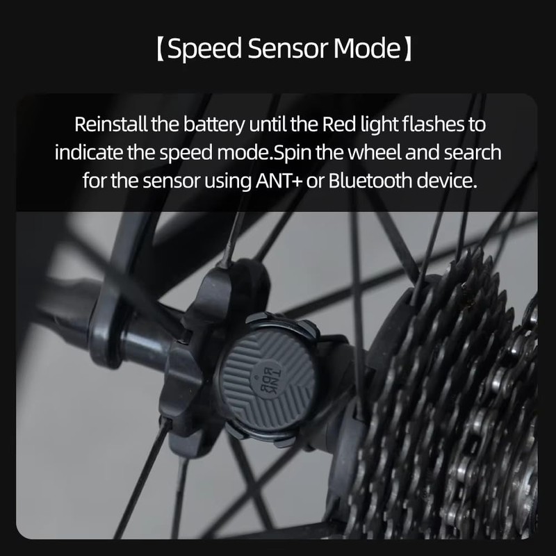 ThinkRider C5 Speed/Cadence Sensor for Cycling，Wireless Bluetooth & ANT+ Bike