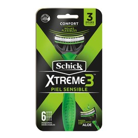 SCHICK XTREME 3 PIEL SENSIBLE 6 RASTRILLOS