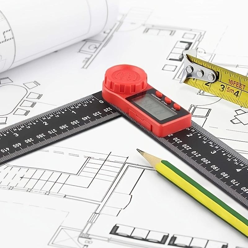 2 In 1 Digital Angle Finder Protractor Tools, 1 Count Measurement