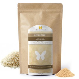 1kg Reis Protein mit 84,4% Protein, ohne Zusätze, von Natur aus vegan, laktosefrei & ohne Soja