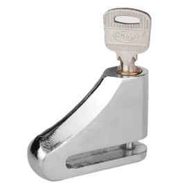 Techson Motorcycle Disc Brake Lock, Portable Waterproof High Security Anti Theft Fast Lock for Scooter, Motorbike, Electromobile (Include 2 Keys)