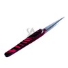 Stainless Steel Jeweler Style Tweezers #N1 Pink Black Zebra Color
