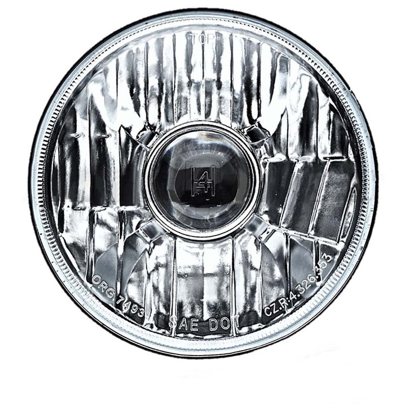 Octane Lighting 5 3/4 Inch Projector Crystal Clear Halogen Headlight