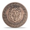 RYUKENLM Christian Knight Challenge Coin-Lion, Sword, and Shield-Symbol of Courage,