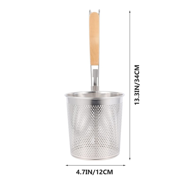 DOITOOL Pasta Basket Noodle Filter Spoon Basket Kitchen Mesh Spider