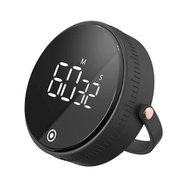 Magnet Kitchen Timer 99-Minute Digital Count Up & Countdown Timers Adjustable Angle Loud Alarm Desktop & Hanging Cooking Timer Clock for Time Management Cooking