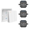 LoraTap Wireless Switch Set Wireless Receiver with Wireless Wall Switch