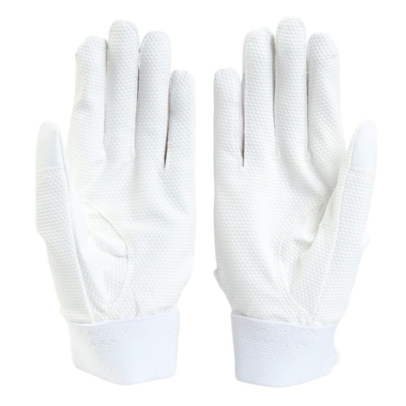 UA Clean Up Batting Gloves, Colorless, 6001311 (100), White, White,