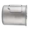 Outdoor Drinking Cup with Foldable Handle Titanium Mug with Lid