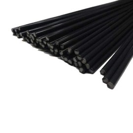 Plastic Welding Rods,Repair Rods,Variety Pack 20 Feet (All Black 12-Inch, 5 each of PVC HDPE PP ABS 1/8in or 3mm Dia)