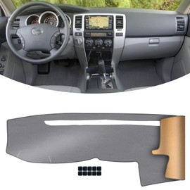 KEYOOG Dashboard Cover Dash Mat Fit for to-yota Tacoma 2023-2016 (Without HUD Models),Car Dash Board Mat Anti-Glare Carpet,Non-Slip Pad Sunshield Protector (Grey)