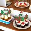 Keaziu 24PCS Grin-ch Christmas Cupcake Toppers Christmas Theme Party Picks