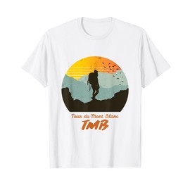 Tour du Mont Blanc (TMB), Female Hiker T-Shirt