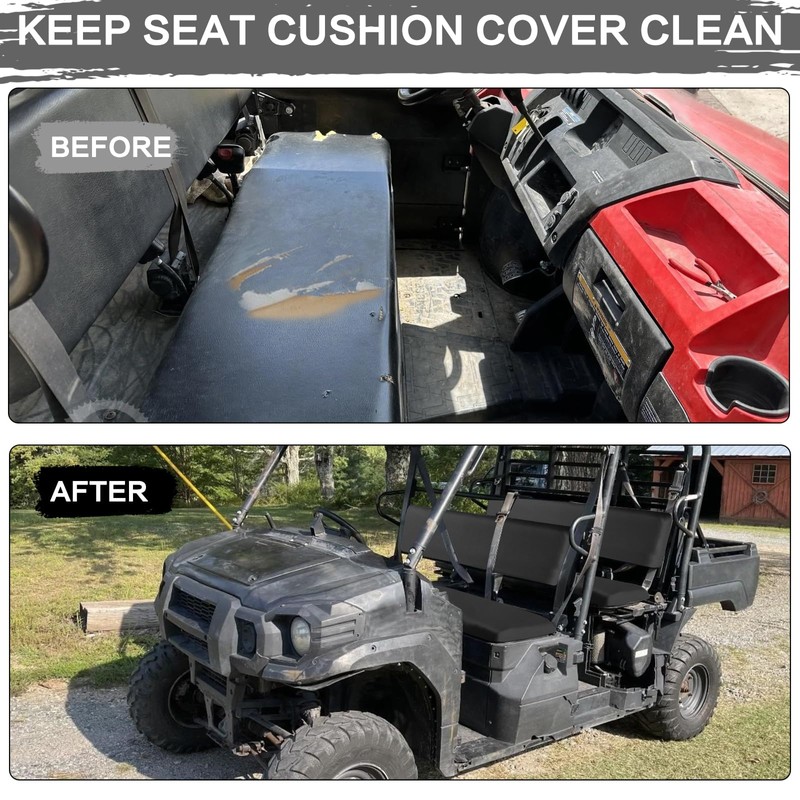 LKV Mule Pro Seat Covers Compatible with Kawasaki Mule PRO-FXT