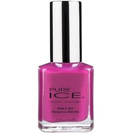 Bari Pure Ice Nail Polish, 1022 Speechless (Dark Pink), 0.5 oz