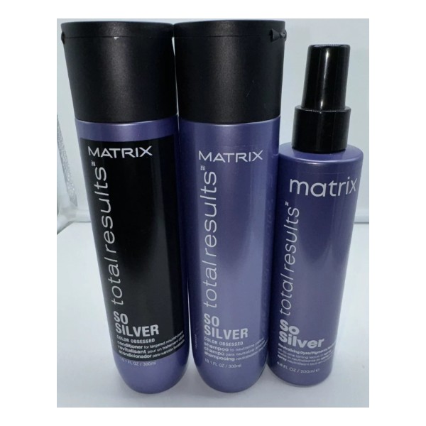 Matrix Total Results Color Obsessed So Silver Shamp&Conditioner &Toning Leave-IN