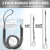 NIUTRIP Bungee Dock Line with Stainless Steel Clip – Boat