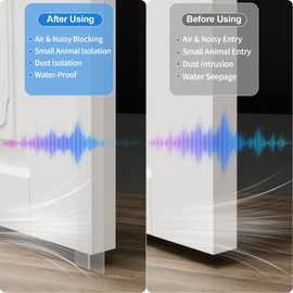 Pluden Weather Stripping Door Seal 20FT - Alien Draft Seal Shower Door Seal Strip Alien Sealer for Door Frame (Thickness Upgrade)
