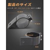 Northyun Clip-in Bracket, 2-Inch, Black, Clamp, Fixing Bracket, Work Light,