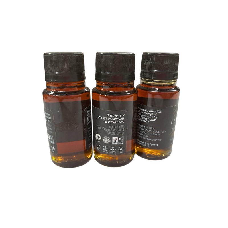 Le Must 3 Pack Le Must Organic 100% Vermont Pure