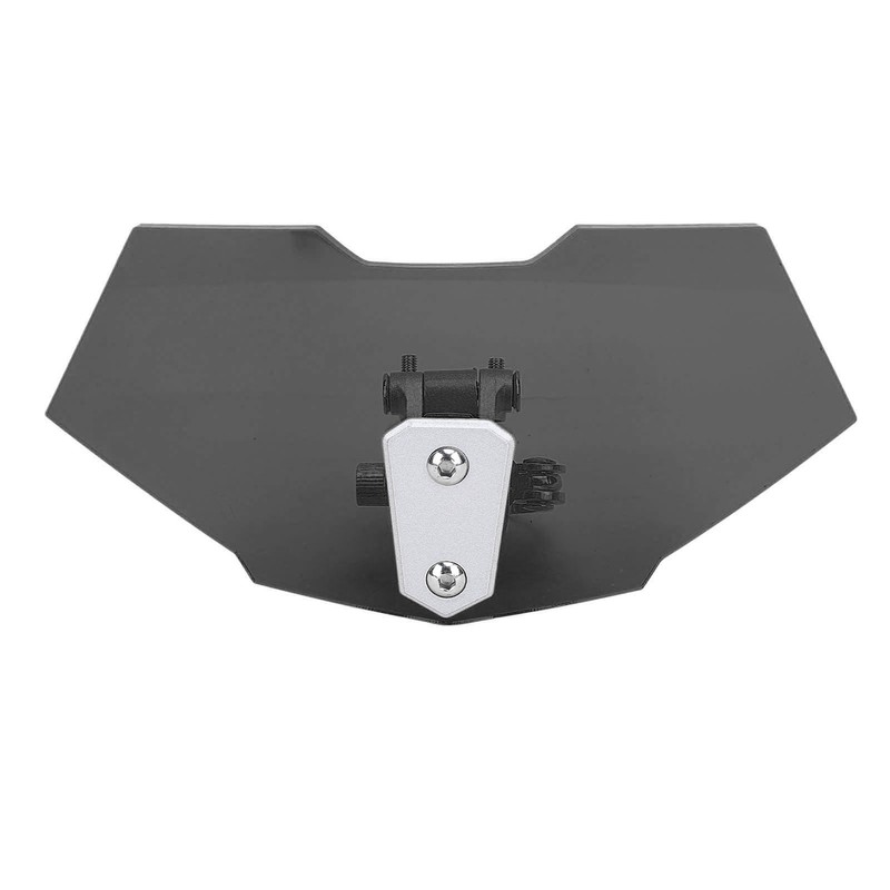 Motorcycle Windshield Acrylic Heightened Adjustable Clip On Wind Deflector Windscreen