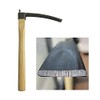 Ikeda-shaped Kotonga Vegetable Field Root Roll Rope Presser, No. 605, Total Length: 13.4 inches (340 mm), Handle: 13.0 inches (330 mm), Weight: 11.6 oz (330 g), Yoshioka Cutlery Mitomi D