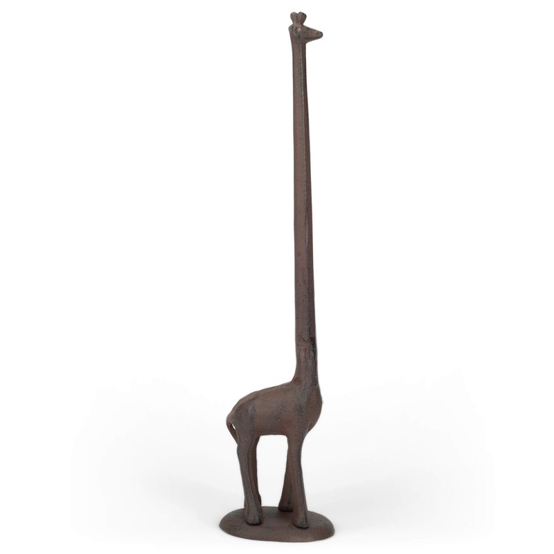 47th & Main Cast Iron Paper Towel Holder, 17-Inches Tall,