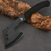 Wilora Hatchet with Rubberized Non-Slip Handle, Silicon Carbide Sharpening Stone