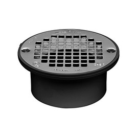 Oatey 43582 3 in. or 4 in. ABS General Purpose Drain with 5 in. Stainless Steel Screw-Tite Strainer