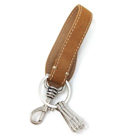 H.N.Z Key Chain nskh-005 Suede Concho Turquoise Native American Keychain, Camel