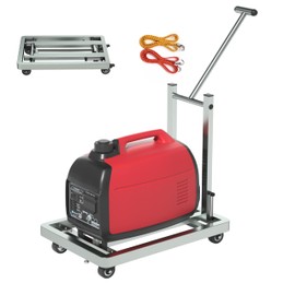 Generator Wheel Kit,GeneratorCart,500LB Heavy-Duty GeneratorCart With Wheels, Made of 100% Sstainless Steel,(19.6X13.7inches) (Stainless steel original color)