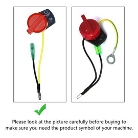 36100-ZE1-015 ON Off Engine Stop Switch with Low Oil Sensor for Honda GX160 GX200 GX270 GX340 GX390 5.5HP 6.5HP 9HP 11HP 13HP Engine Motor Replace 36100-ZE1-015