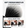 KAUGIC Electric Shaving Brush with Bowl, 2 Pack, Fast Spin-Drying,
