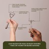 Leaf Razor + Blades - Black, 1 Razor + 10