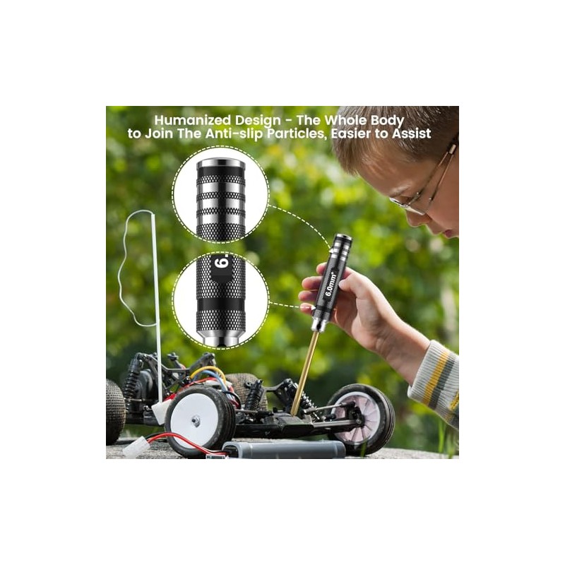 RC Car Tool Kit - 16pcs RC Screwdriver Tool Set