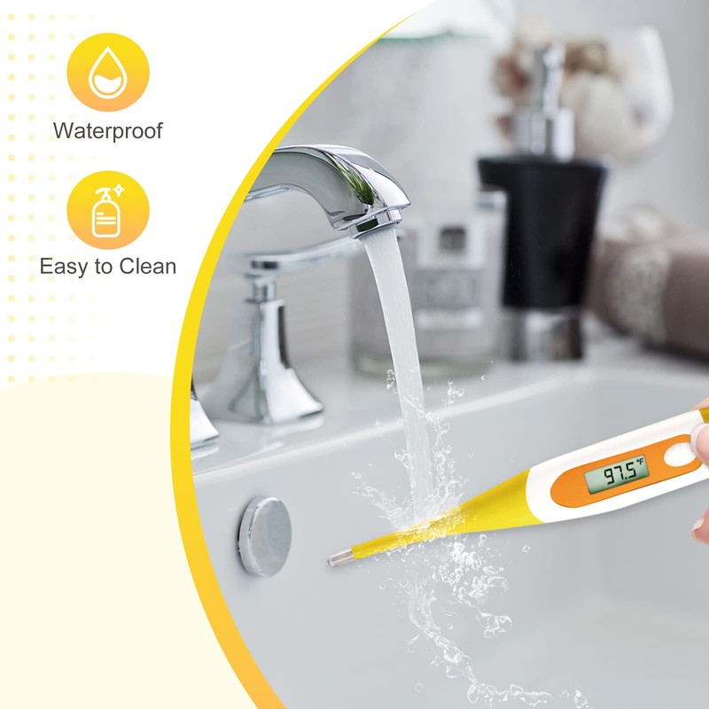 Easy@Home Easy@Home Digital Oral Thermometer for Fever Adults: Rectal, Underarm