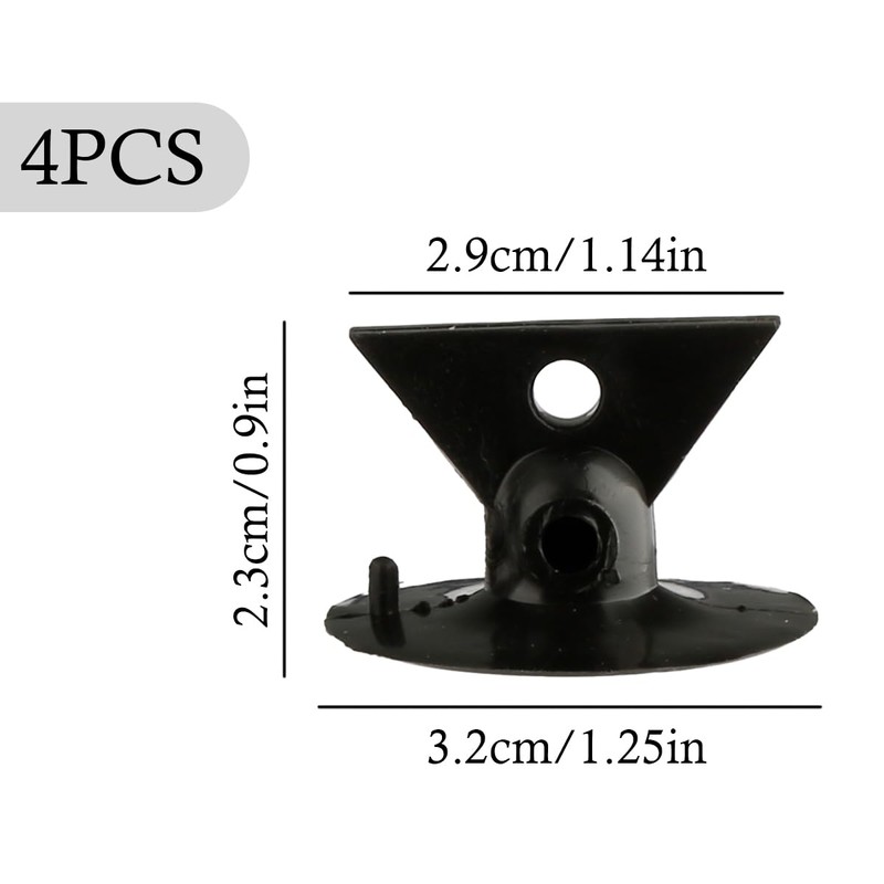 GroveEss 4PCS Bulb Changers,PVC Durable Bulb Remover Suction Cups,Strong Suction