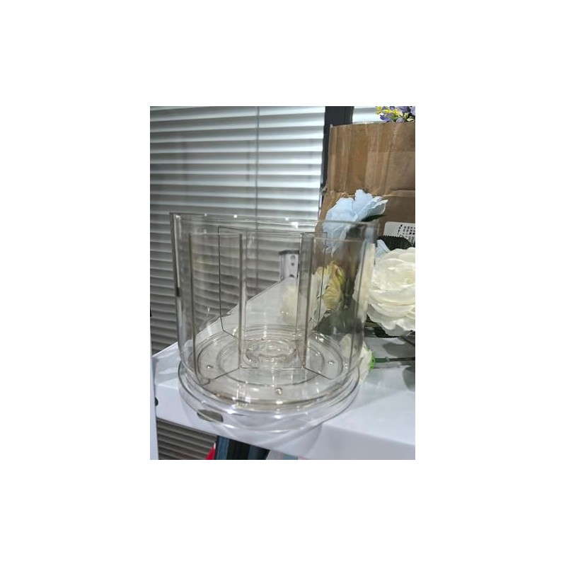 Clear 2-Tier Drink Mix Organizer, Acrylic Storage Holder with 6