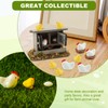 Fairy Garden Mini Chicken Coop Decor, 26-Piece Farm Scene Set
